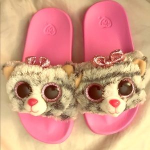 TY Kitty Slides size 11-13 girls
